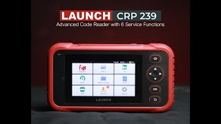 Cheapest OBD2 Scanner with 6 Calibrations | Launch CRP 239 Car Scanner under 50,000 for Mechanics