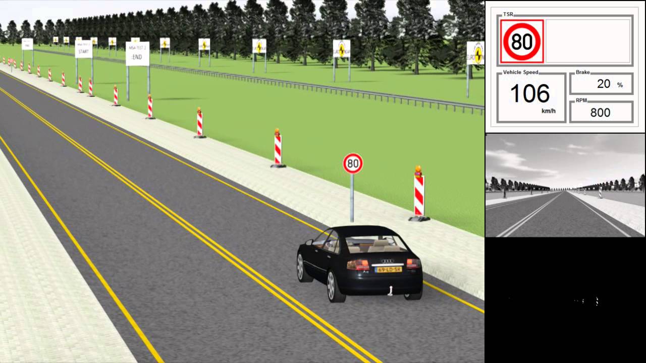 Intelligent Speed assist (ISA) system subjected to Euro NCAP test