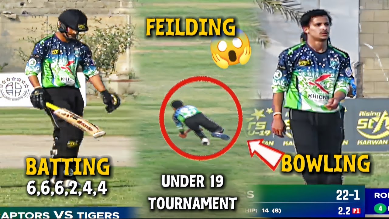 ROAIL NISAR ALL ROUND PERFORMANCE...🏏🔥 RISING STAR UNDER 19 KARWAN TOURNAMENT 🔥😱#pslauction #under19