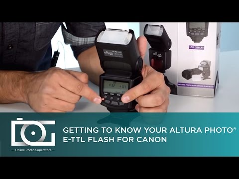 TUTORIAL | How To Use the  E-TTL Flash for CANON Cameras (AP-C1001) | Altura Photo®