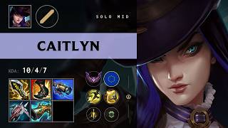 Caitlyn Mid vs Ezreal - EUW Master Patch 26.12