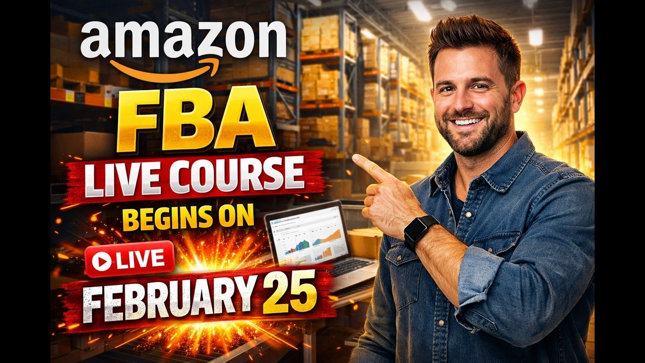 Amazon FBA Mastery Live Training – Enroll Now | Complete Beginner to Pro Guide