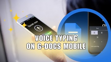 💲 TECH: How To Use Voice Typing on Google Docs Mobile App | Step-by-step Video | English