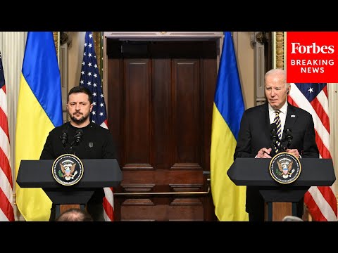 BREAKING NEWS: President Biden And Ukrainian President Volodymyr Zelensky Hold A Press Briefing