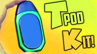 First Refillable Pod System With A Menu Screen The Tpod Vape Kit