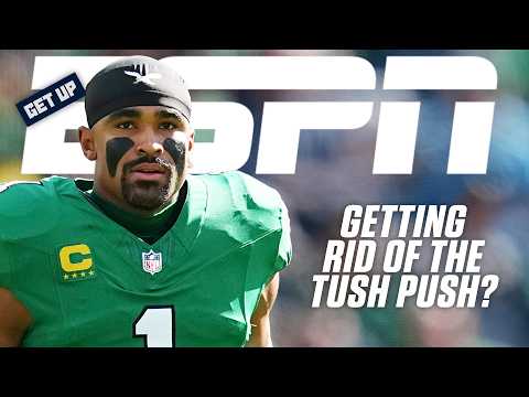 Jeff Saturday thinks the Eagles 'THRIVE in CHAOS!' + Are they better WITHOUT A.J. Brown?! 🤔 | Get Up