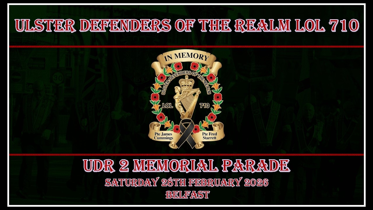 UDR 2 Memorial Parade (Full Parade) 28/02/26
