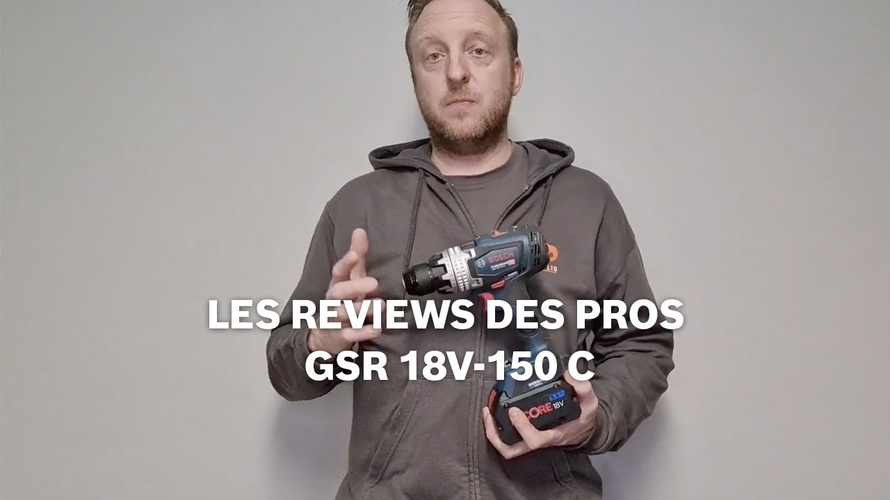 Les premières perceuses-visseuses Biturbo GSB et GSR 18V 150C de Bosch pour  les pros : des outils sans fil de haute performance - Zone Outillage