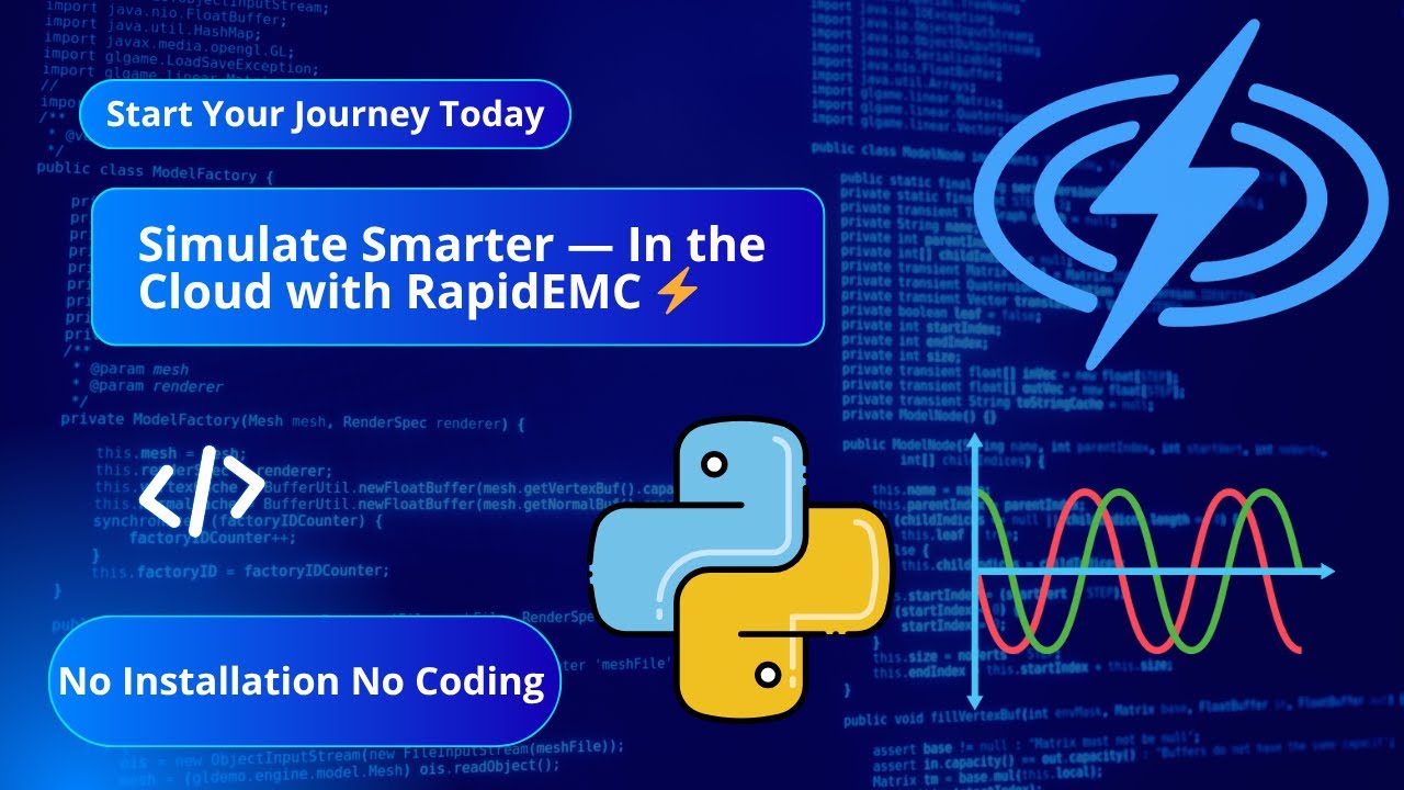 RapidEMC — Cloud-Based EM Simulations Powered by AI and Python - YouTube