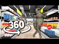 360 wolf dancing meme  supermarket   4k vr 360
