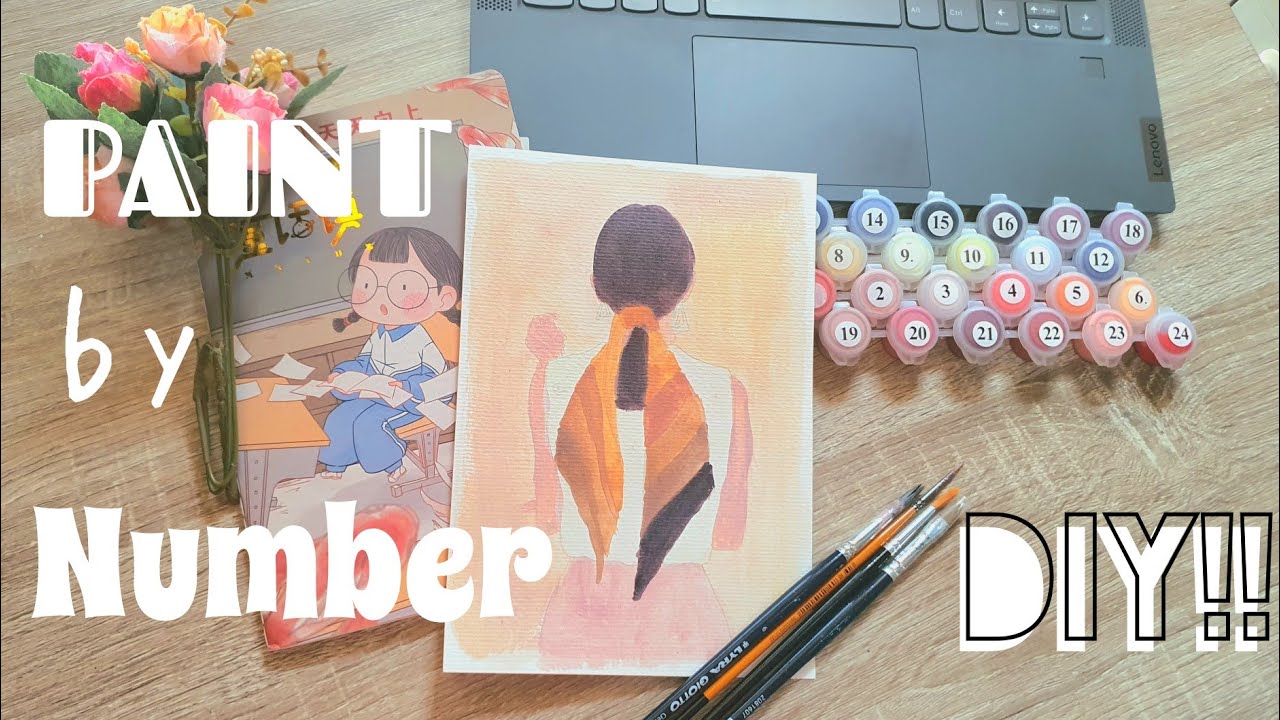 DIY 𝗣𝗮𝗶𝗻𝘁 𝗯𝘆 𝗻𝘂𝗺𝗯𝗲𝗿*ੈ ‧₊˚ Cara membuat paint by number YouTube