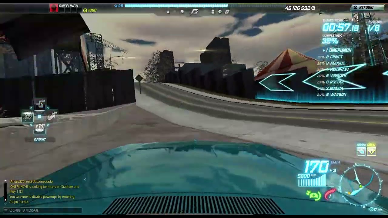 NFSW Overdrive Stadium and Hwy 1 [E] DODGE-CHARGER RT