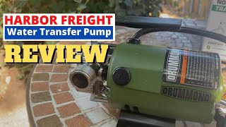 Harbor Freight Tools Drummond 120v Transfer Pump Review