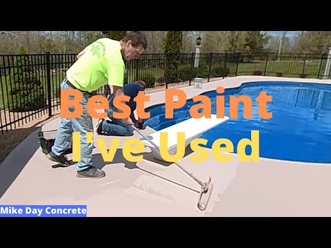 Vidéo: Pouvez-vous resurfacer du béton peint?