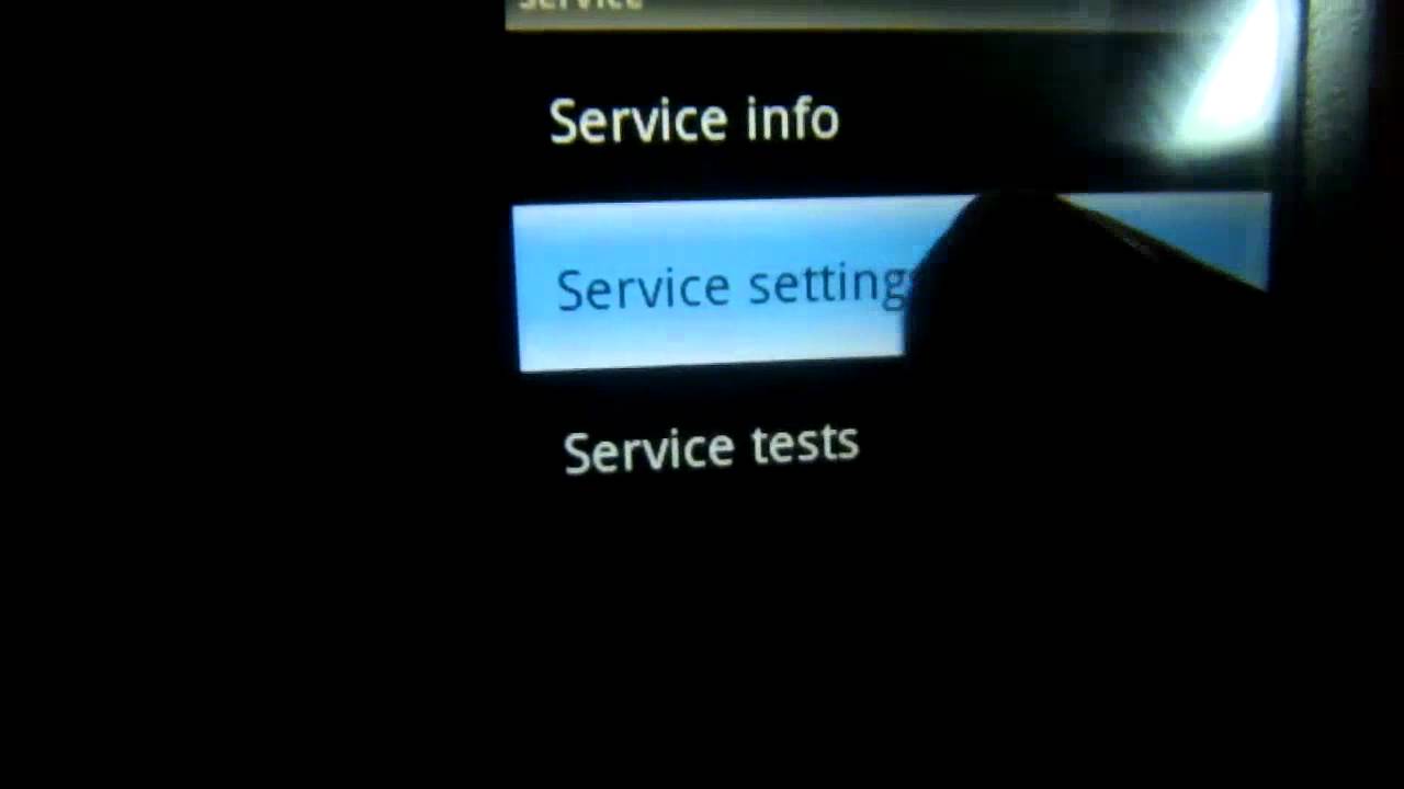 Sacar el menu test para xperia x8 - ViYoutube