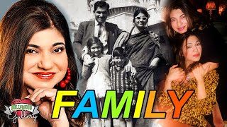 Alka Yagnik Family With Parents, Husband, Daughter and Brother