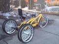 Five Wheel Tandem Bicycle Built For Two