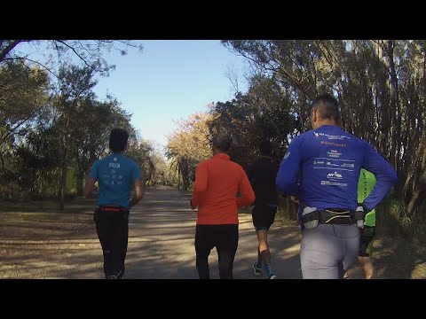 Entrenando con amigos para los 42k