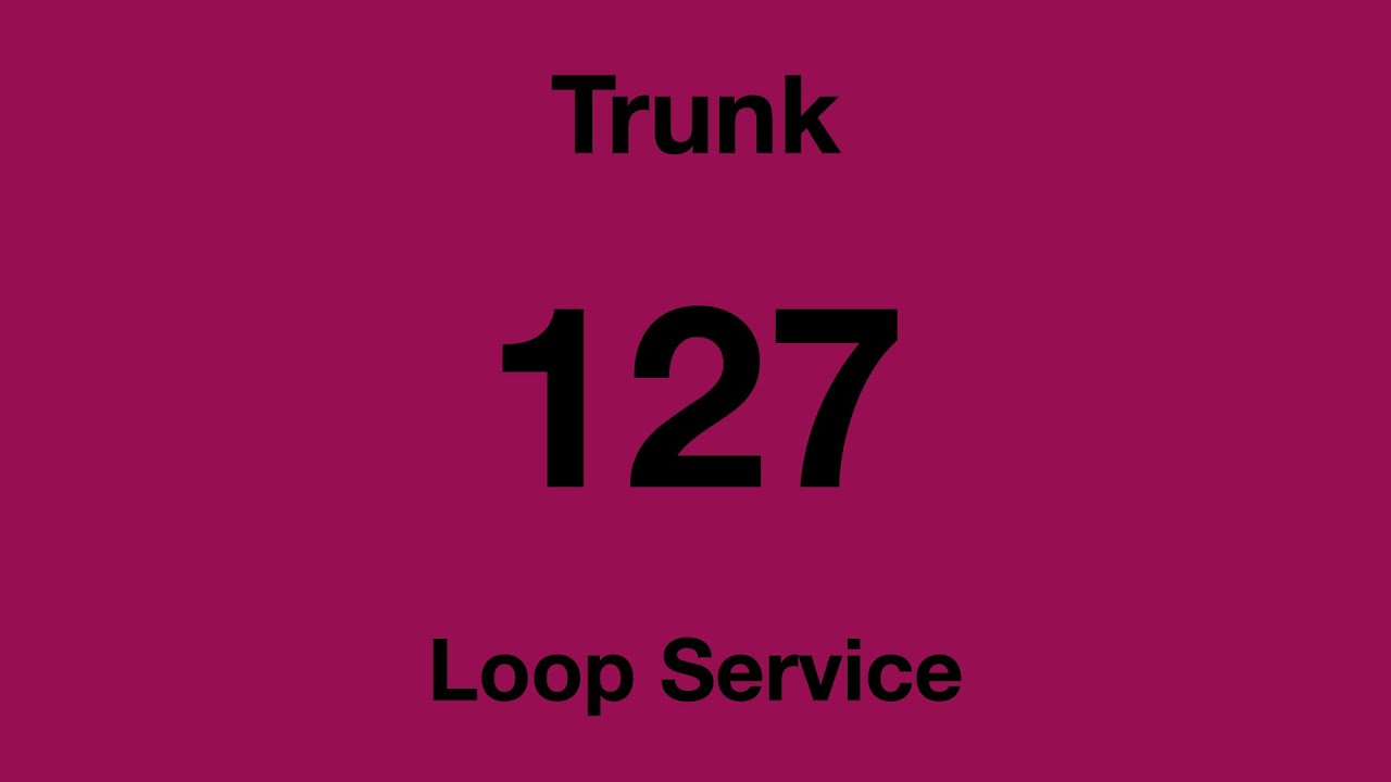 [SBS Transit] Trunk Bus Service 127 Hyperlapse