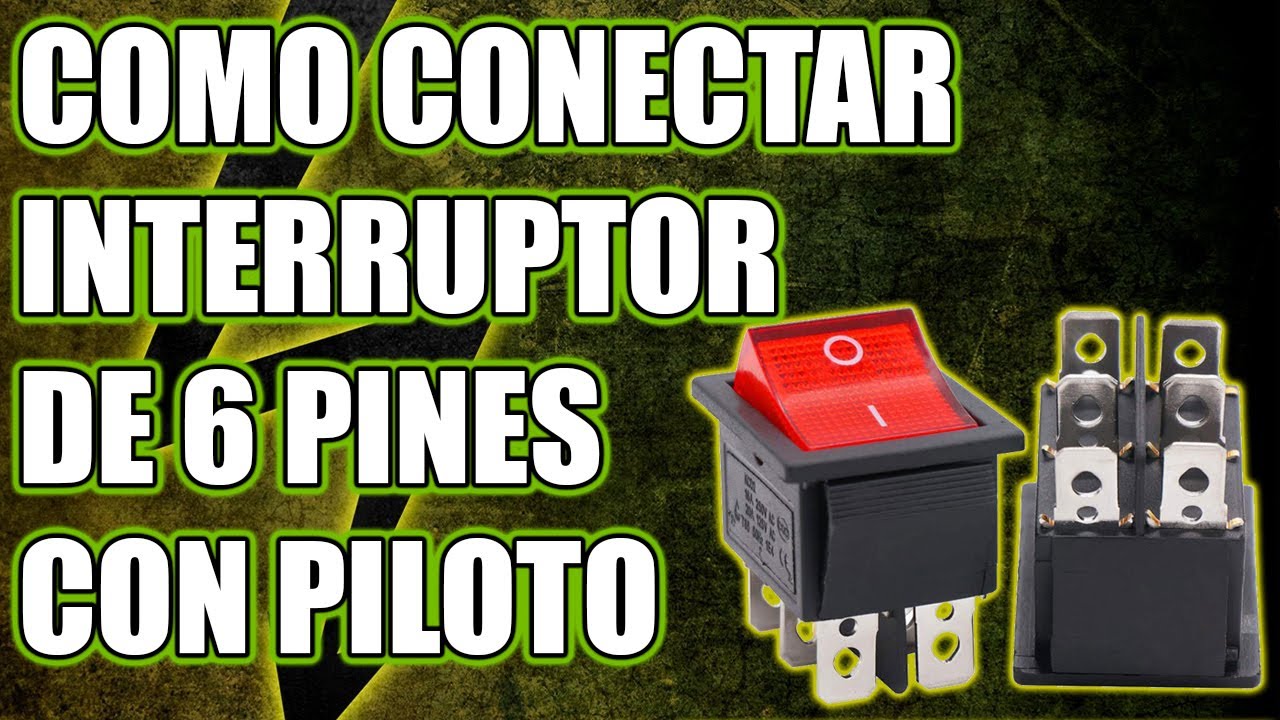 Interruptor de palanca en miniatura con 6 pines y 3 posiciones