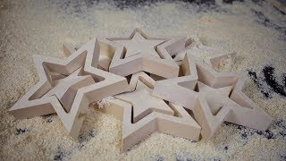 Weihnachtsstern Holzstern Cnc Gefräst In Ahorn Holz Rasch-Design.com Werbung