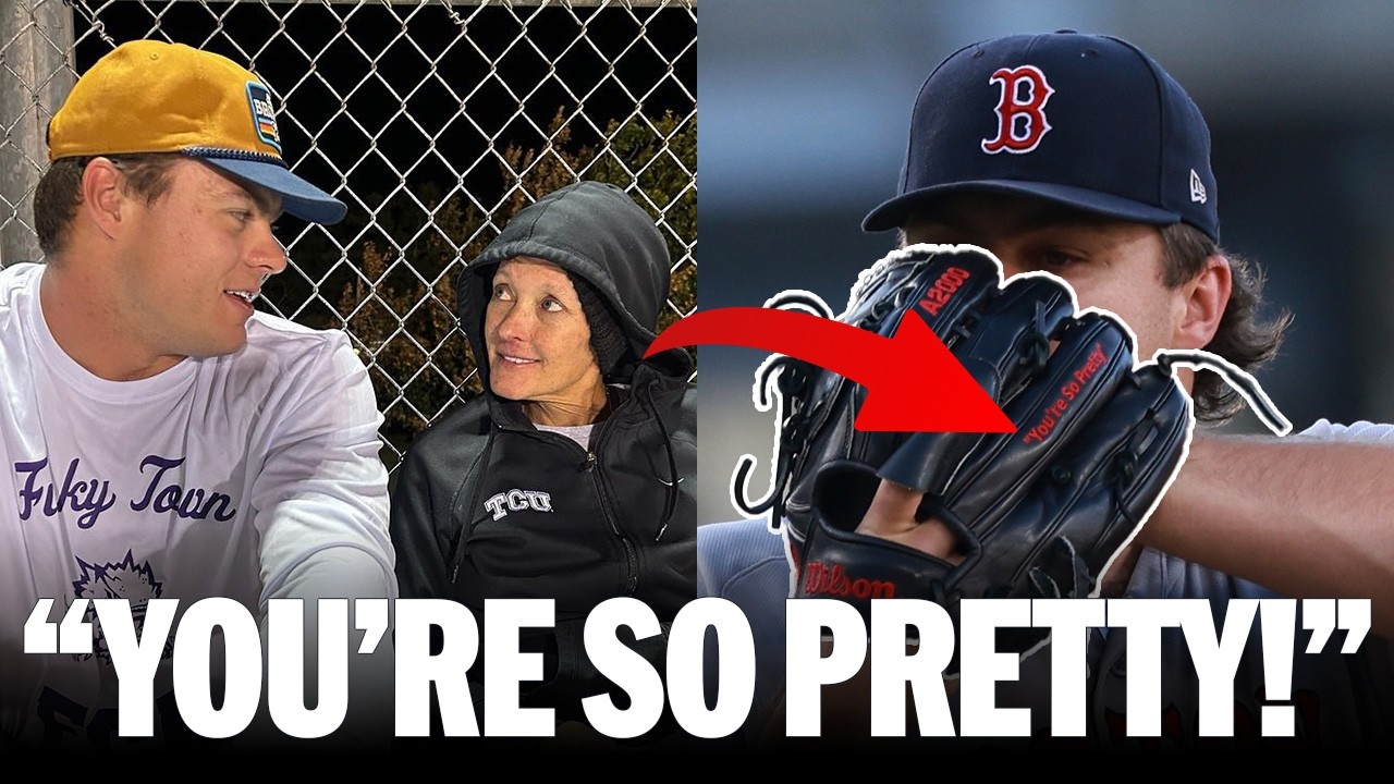 “You’re So Pretty!” | Payton Tolle speaks on his late mother’s impact on and off the field ❤️