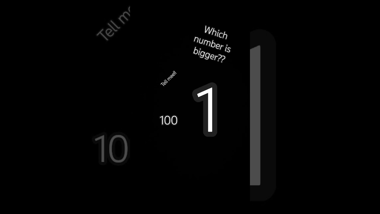 which number is bigger?