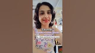 Words. Meanings and examples 