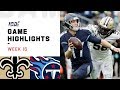 Saints vs. Titans Week 16 Highlights | NFL 2019
