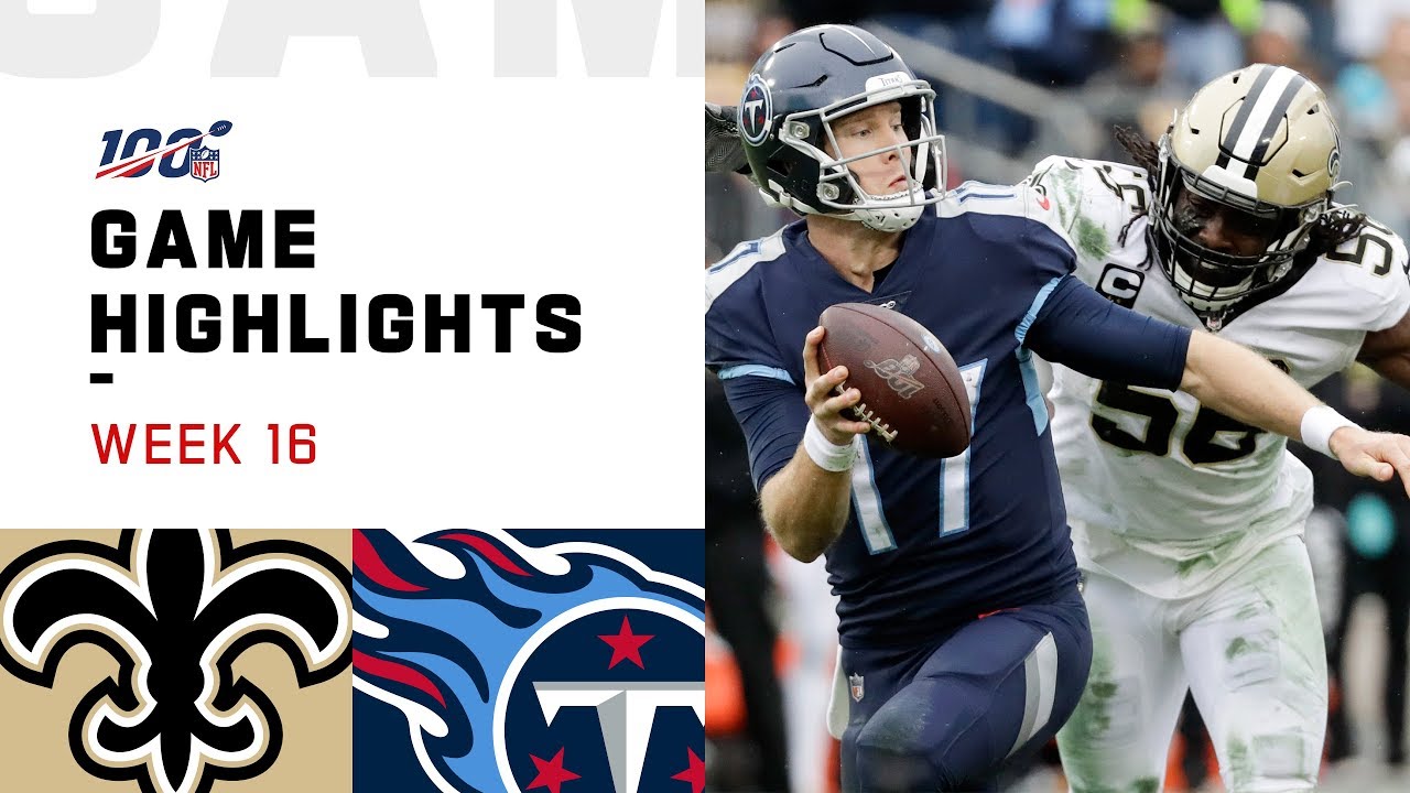 Download Saints vs. Titans Week 16 Highlights | NFL 2019