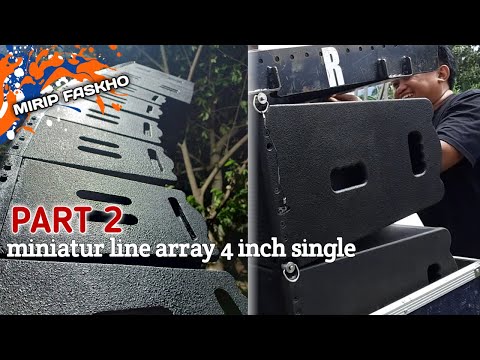 Miniatur Skema Box Line Array 4 Inch Single - Teknik ...
