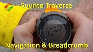 Suunto Traverse - Navigation using  breadcrumb