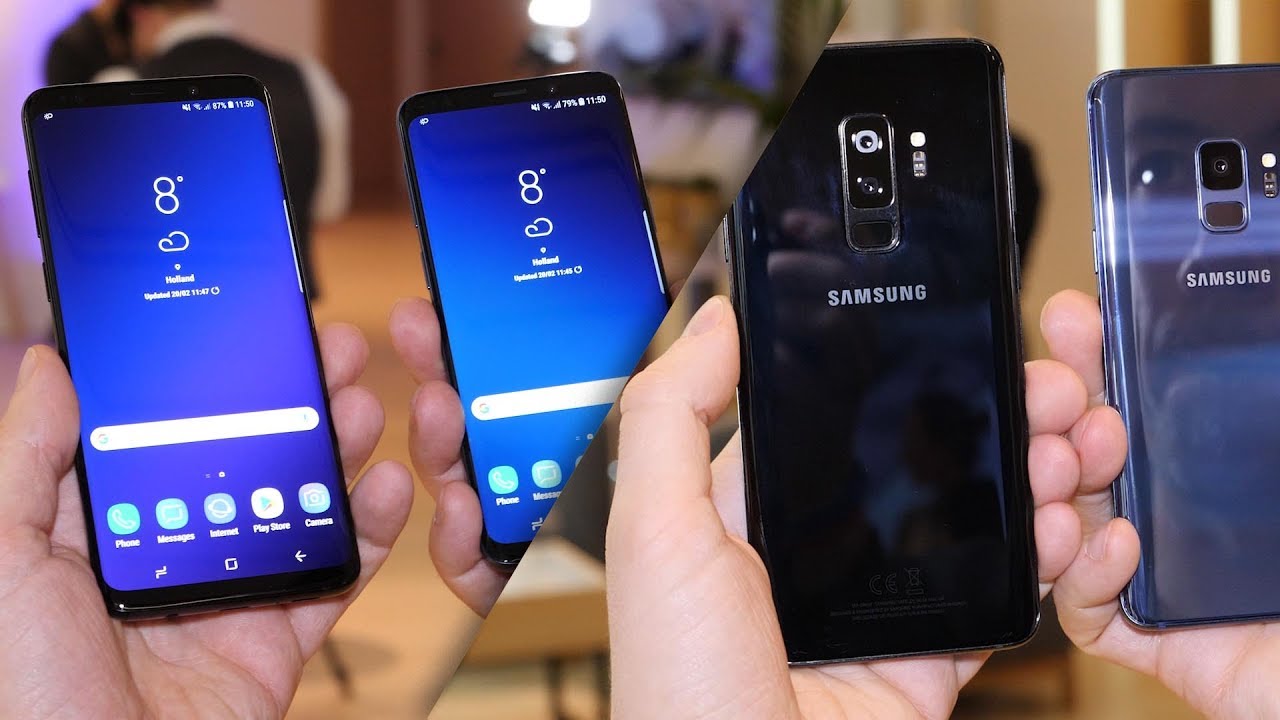 Unterschied Samsung Galaxy S9 Und S9 Plus Samsung Galaxy S9 und S9 Plus im ersten Praxistest - YouTube
