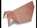 origami crab half. оригами краб половинка.