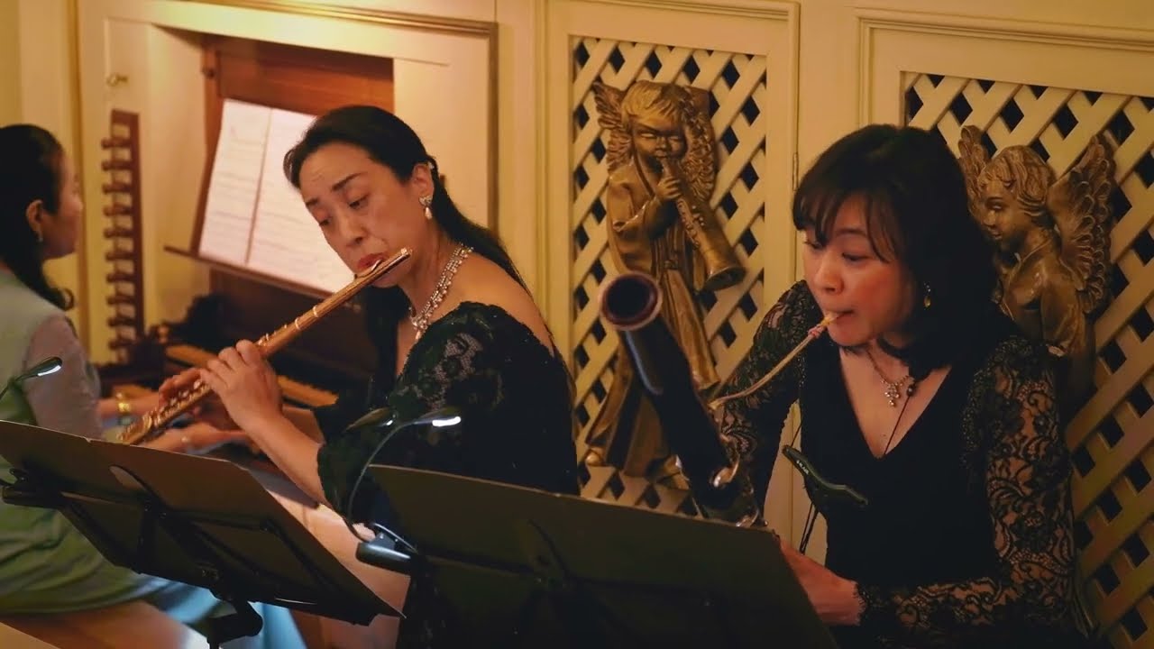 ラ・ヴィタリテ・プロジェクトⅧ  Projet La Vitalité Ⅷ  Masako Hirano（Fl.）Motoko Kawamura（Fg.)   Ayako Nagami (Org.)