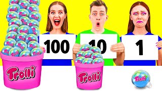 100 Layers of Food Challenge | Kitchen War by PaRaRa Challenge