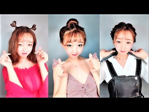 Tự trang điểm và buộc tóc dành cho các bạn gái tóc ngắn | Hairstyles Transformations