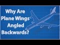 Why Are Airplane Wings Angled Backwards??