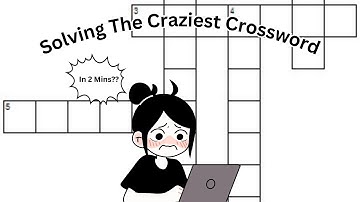 Solving the Craziest Mini Crossword in 2 Minutes! 🧠🔥 ✅