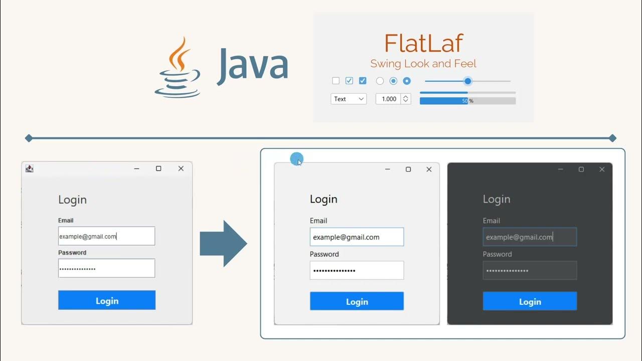 How to Customize Java Swing UI with FlatLaf Themes - YouTube