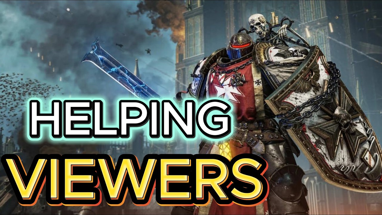 New Weekly - Space Marine 2 Warhammer 40K Playing with Viewers - YouTube