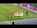 فرحة المكتب المسير ولاعبي الوداد بهدف باكاسو في مرمى الرجاء