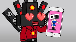 Skibidi Toilet Animation Vs Anime Chibi Finger | Titan Speakerman Vs Camera Women 💕 Dating