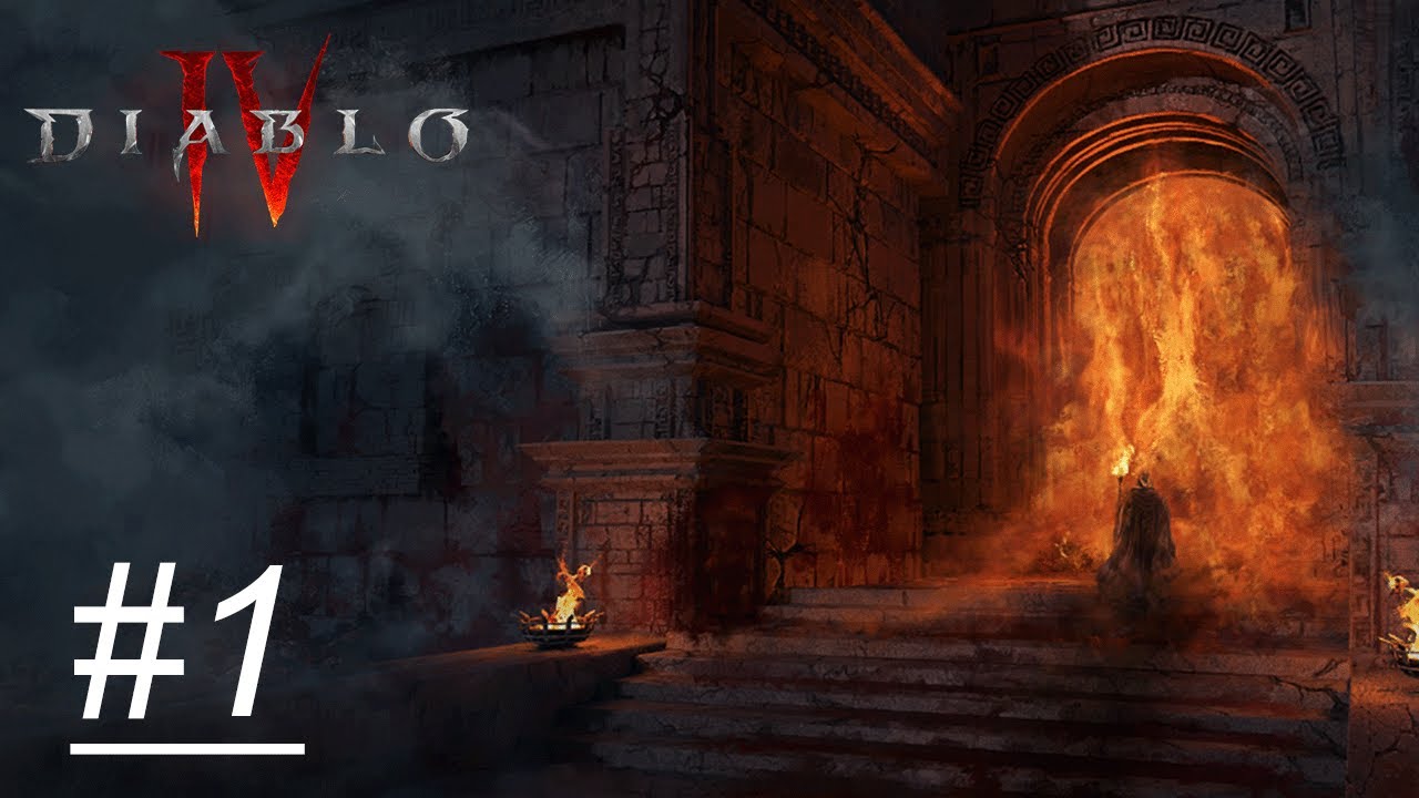 Diablo IV Necromancer - Gameplay Walkthrough Part 1 - The Beginning ...