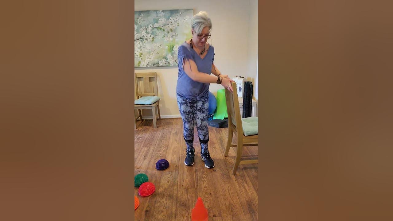 Alycia's HSP Balance Exercises (Hedgehog taps & cone taps) YouTube