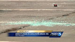 3 charged in string of car, home burglaries