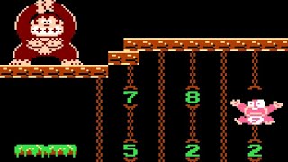 Donkey Kong Jr. Math (NES) Playthrough screenshot 3