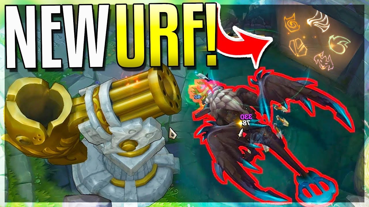 NEW URF MODE!!! NEW URF DRAGON + CANNON THROWS YOU ANYWHERE!! , Urf 2019 Gameplay ,