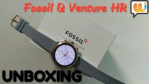 Fossil Q Venture HR unboxing | All Specifications and features..