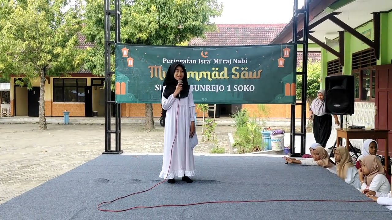 PILDACIL Peringatan Isra Mikraj Oleh Ananda Arifa Zahrotul Ula, Siswa Kelas 5 UPT SDN Bangunrejo 1